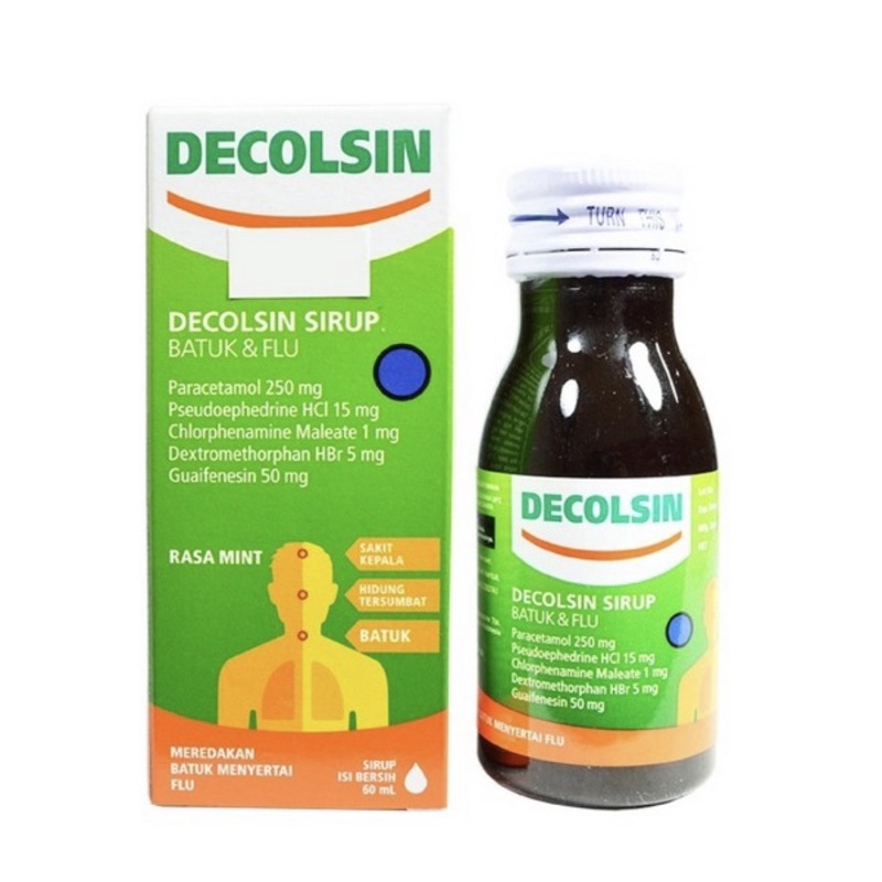 Jual Decolsin Sirup 60 Ml ( Obat Demam Batuk Pilek Anak ) | Shopee ...