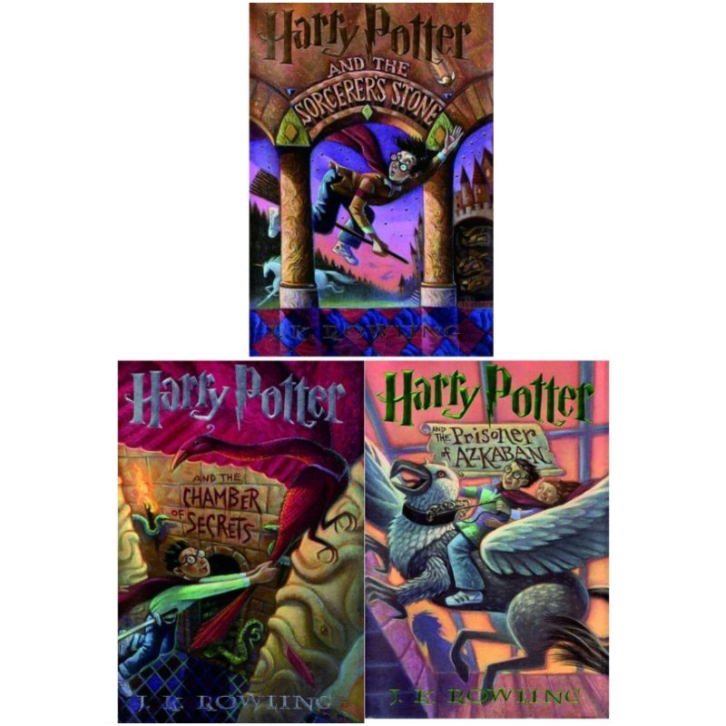 Jual Harry Potter Jilid 1,2 Dan 3 - J.K Rowling (english) | Shopee ...