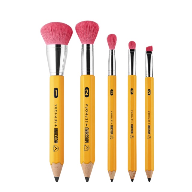 Jual SEPHORA + MOSCHINO PENCIL BRUSH SET | FACE BRUSH KUAS