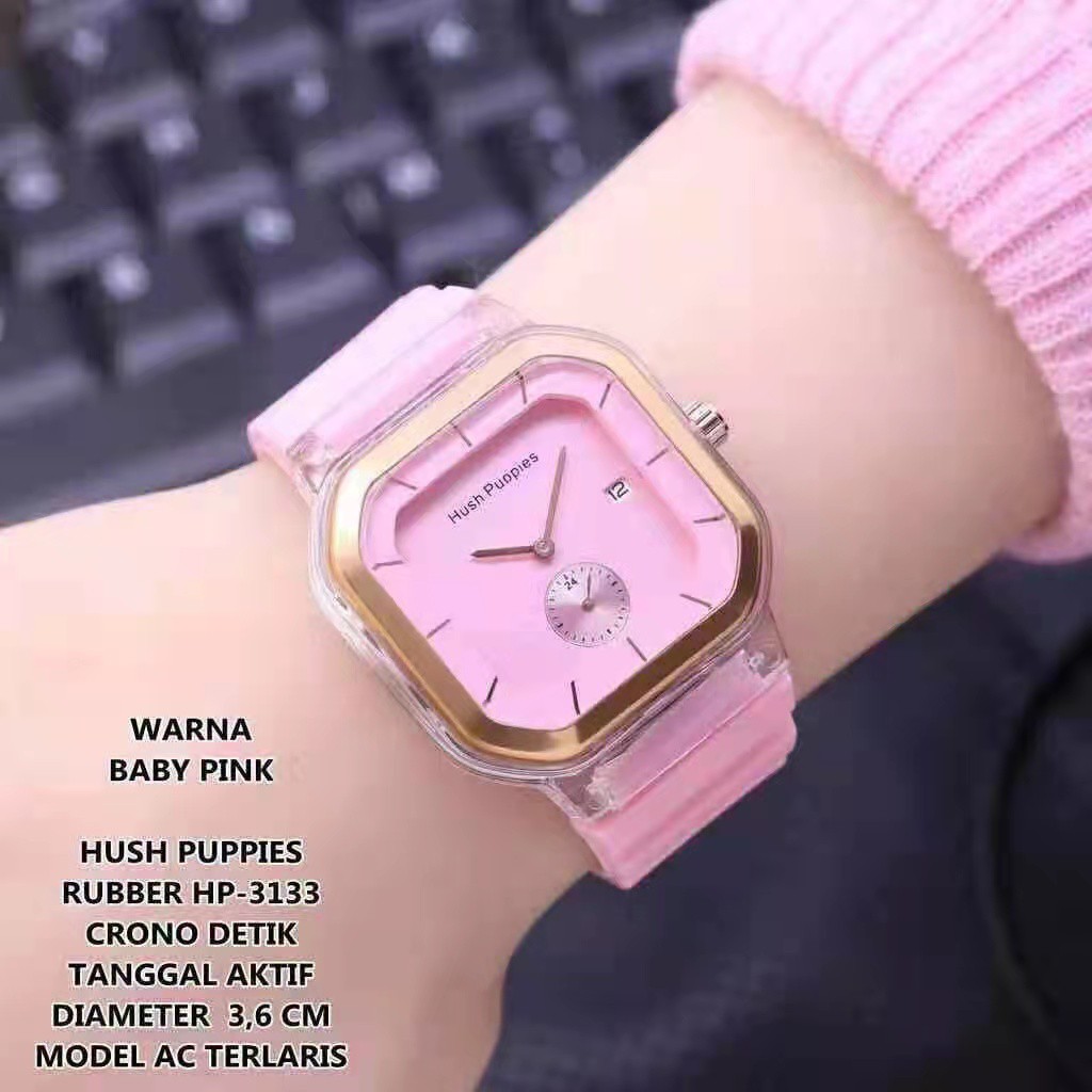 【KOTAK LV GRATIS】LV Jam Tangan Wanita Kulit Emas Jam Tangan Vintage Fashion  Kasual