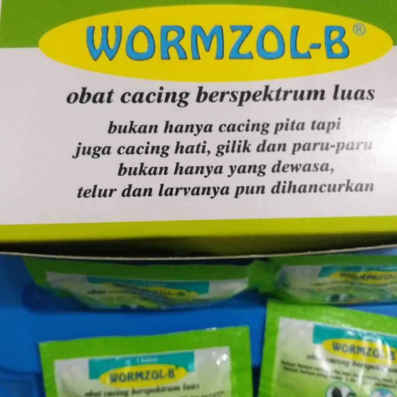 Jual Wormzol B ECER, 1 Bolus Obat Cacing Sapi, Kerbau, Kuda, Babi ...