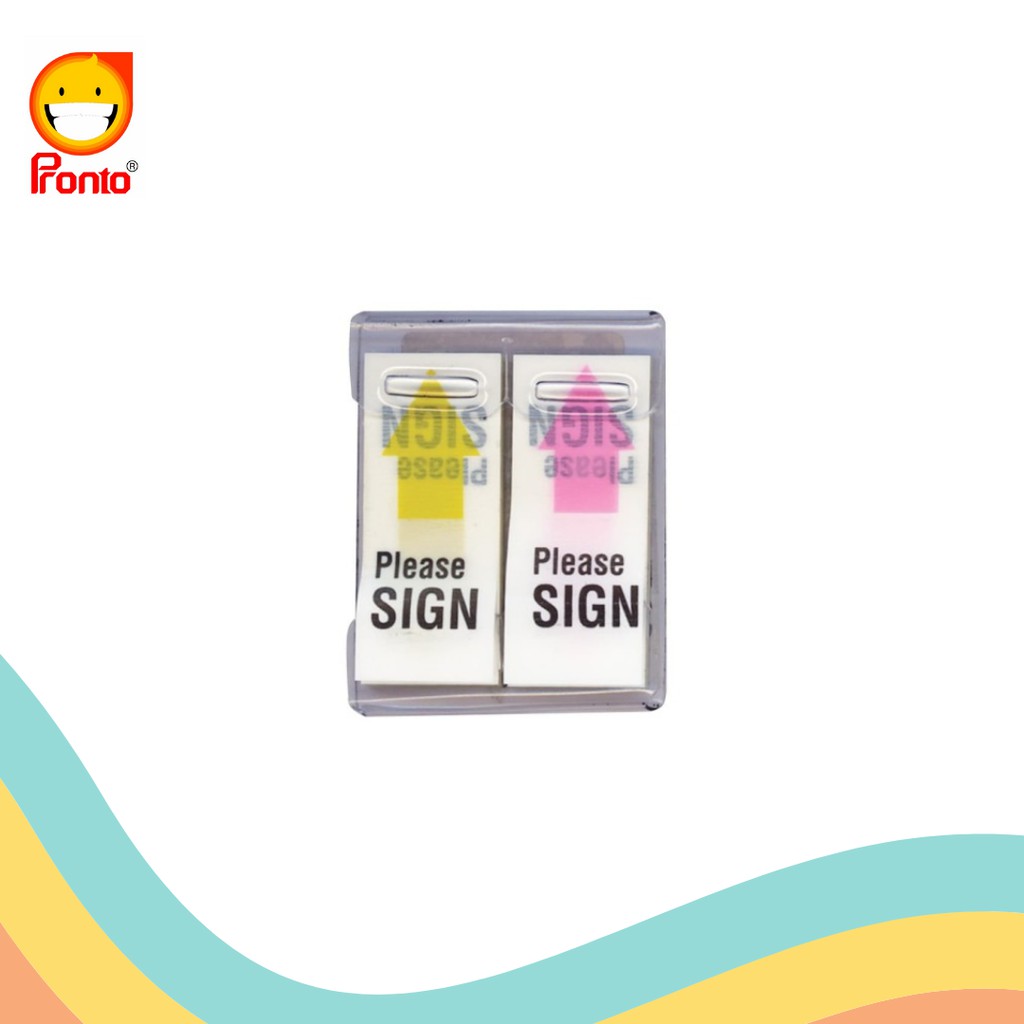 Jual STICK NOTE PRONTO Z PLEASE SIGN ARROW INDEXER (1 PCS) | Shopee ...
