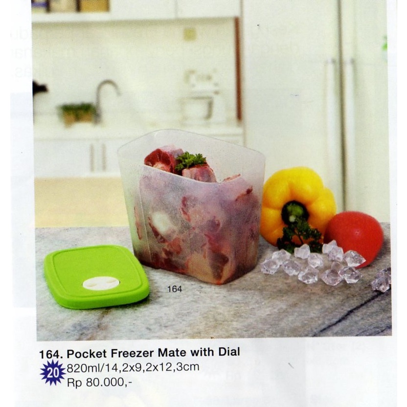Jual tupperware pocket freezermate with dial hijau - pocket freezer ...