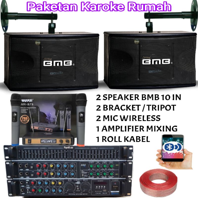 Jual Speaker Karaoke BMB 10 Inch Paket Bergaransi 3 Tahun Sound System ...