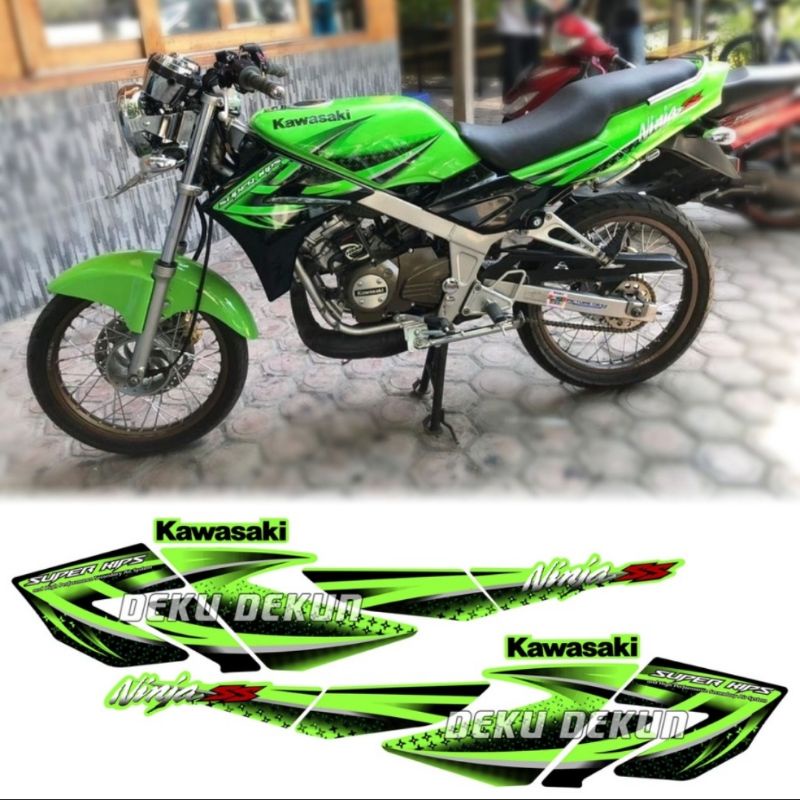Jual Sticker Ninja ss hijau 2012 tahan vernis cuting mesin | Shopee