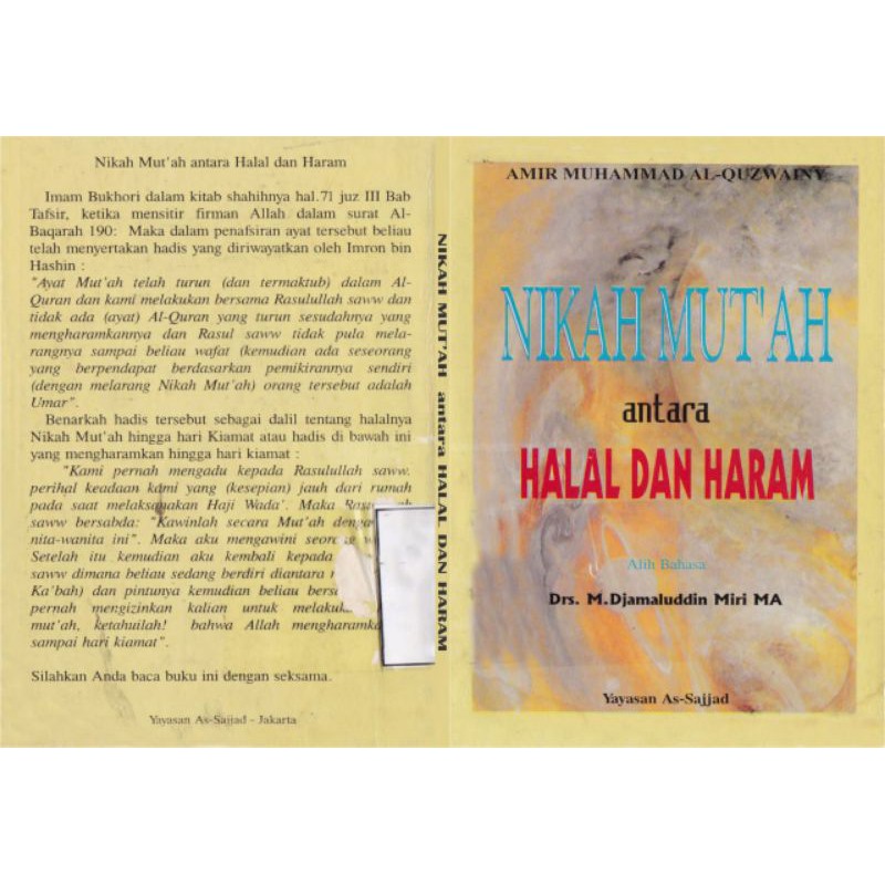 Jual BKU Nikah Mut'ah Antara Halal dan Haram New. | Shopee Indonesia