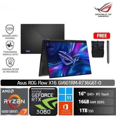 Jual Asus Rog Flow X Gv Rm R G T O Ryzen H G Tb Rtx