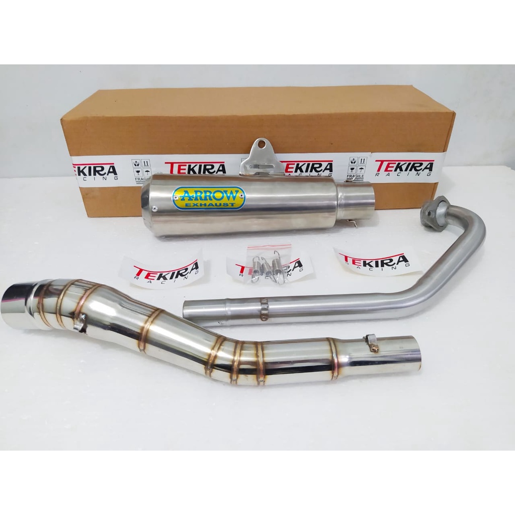 Jual Kenalpot Racing Knalpot Arrow Pro Race Long All New YZF R15 VVA ...