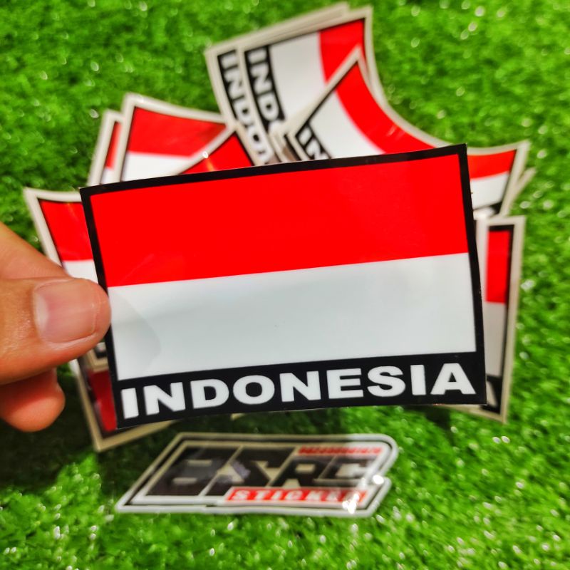 Jual Sticker Bendera Merah Putih Shopee Indonesia 6960