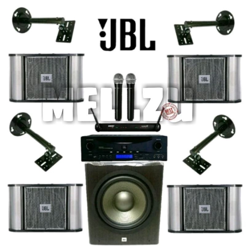 Jual Paket Sound Karaoke 4 Speaker JBL RM10 ORIGINAL 10 inch Subwoofer ...