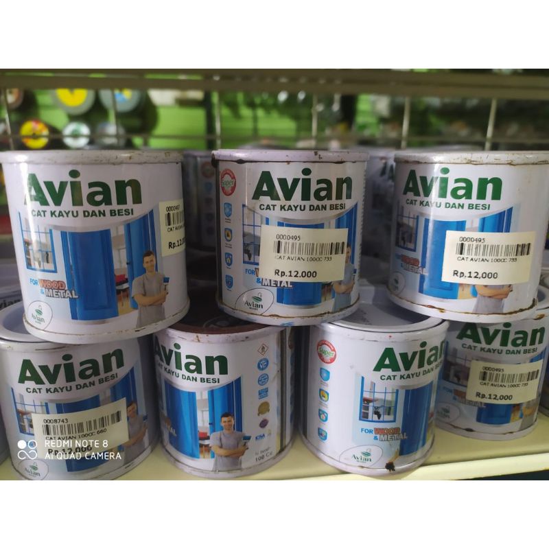 Jual Cat Avian Cat Minyak Kayu Besi 100cc Kaleng Kecil 100 cc | Shopee ...