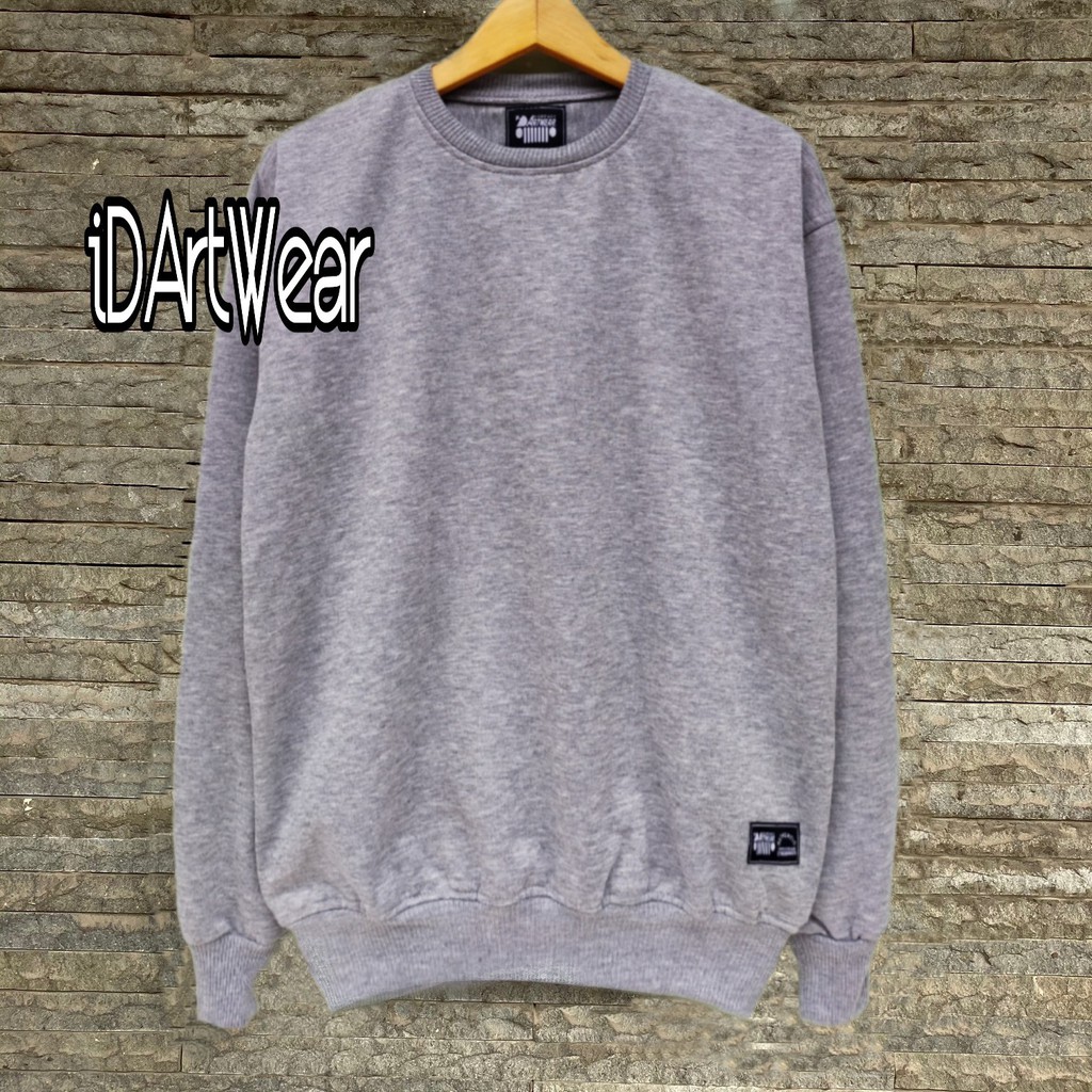 Jual Sweater Crewneck Polos Sweatshirt Polos Size M Xxl Switer Cowok