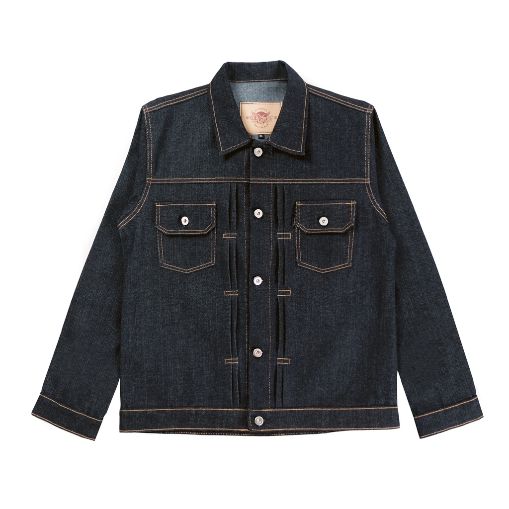 Jual ETERNALWORKS - Trucker Denim Jacket Hammer Dark Indigo | Shopee ...