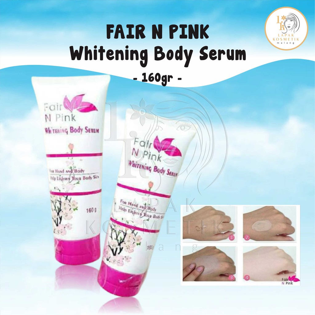 Jual Fair n Pink Body Serum Lotion Pemutih Tubuh fnp 160ml