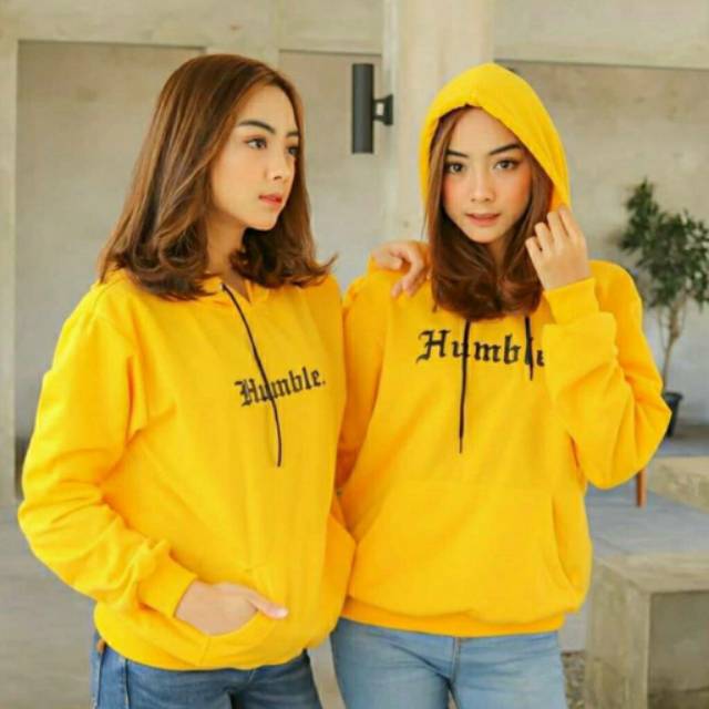 Jual Myumiwshop sweater humble yellow FLEECE Shopee Indonesia