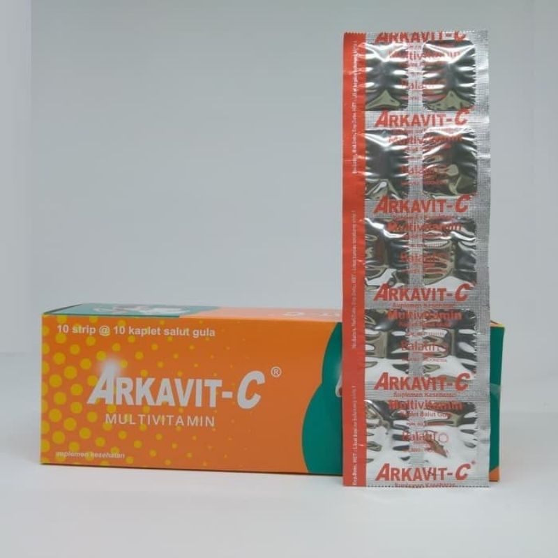 Jual Arkavit-C Arkavit C Kaplet Multivitamin | Shopee Indonesia
