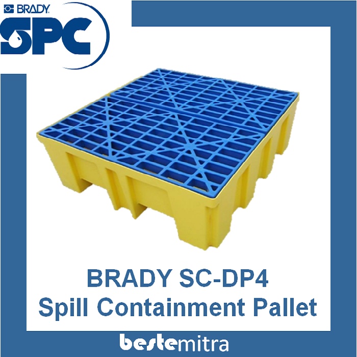 Jual BRADY SC-DP4 SPILL DECK / SPILL CONTAINMENT PALLET 4 DRUM | Shopee ...