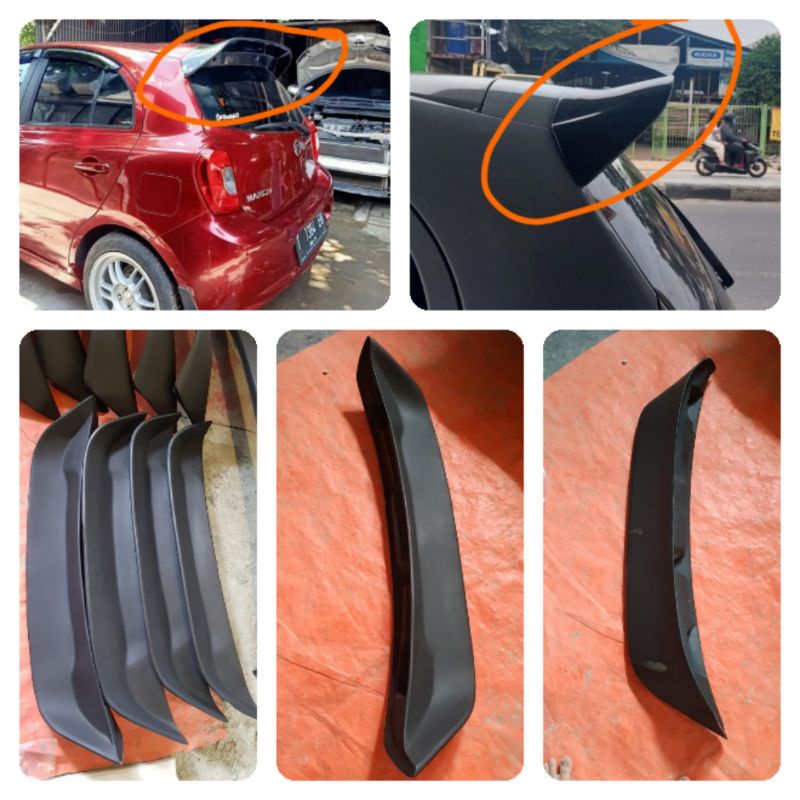 Jual spoiler spoon Nissan march | Shopee Indonesia