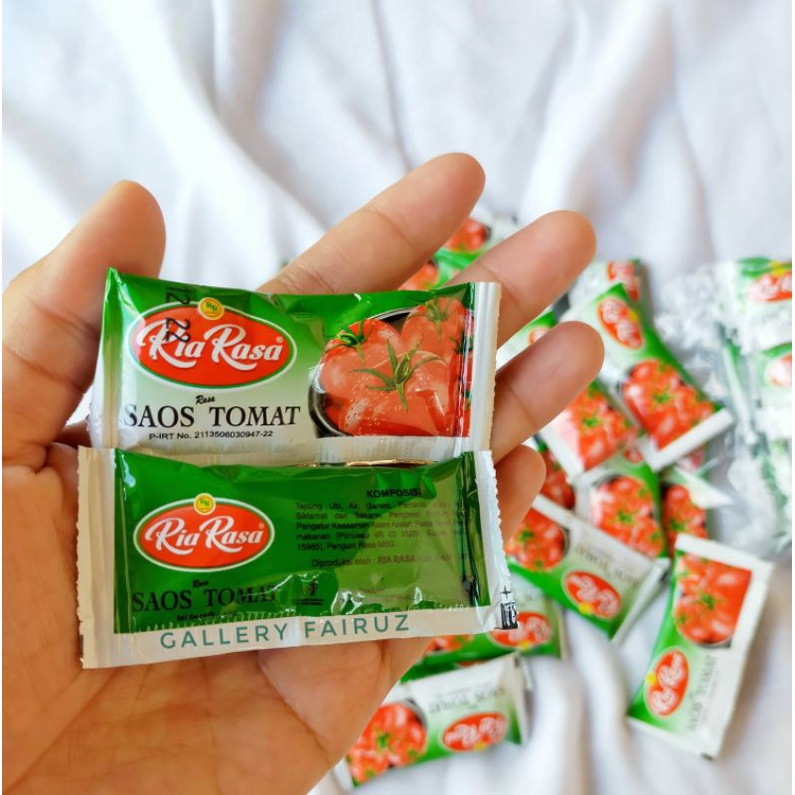 Jual SAOS TOMAT SACHET / SAOS TOMAT RIA RASA tidak pedas 10gr | Shopee ...