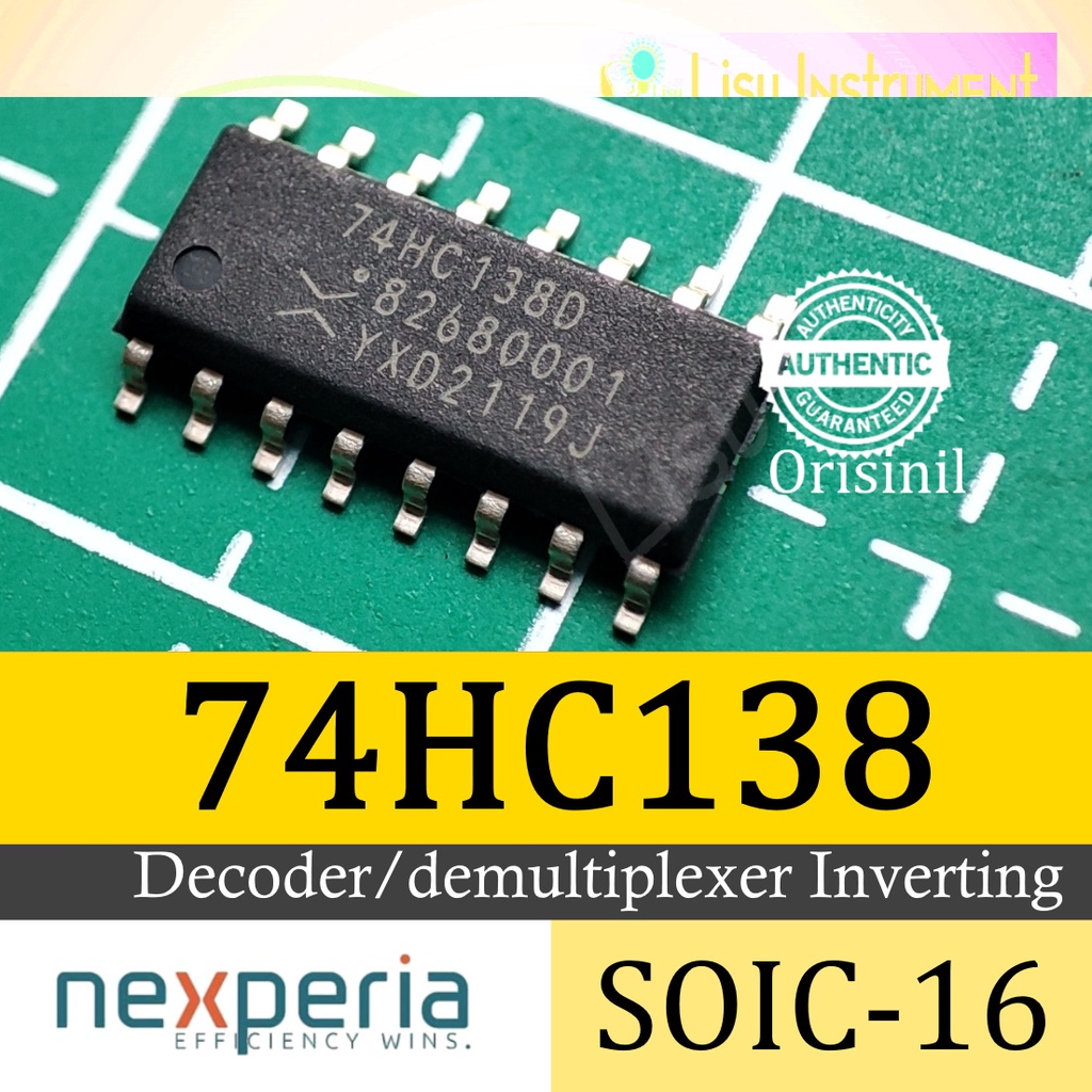 Lot De 2 Circuits Intégrés CD74HC138E (74hc138) - Composants électroniques Neufs - Marque Texas Instruments/ST