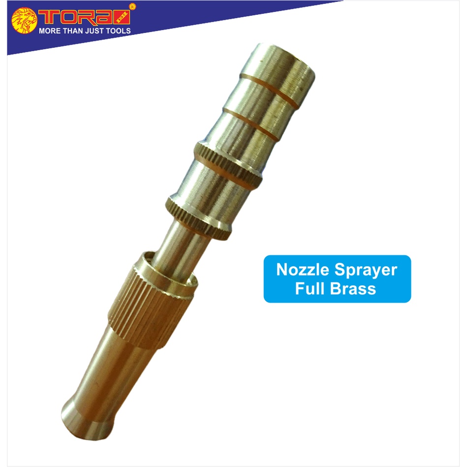 TORA Semprotan Air Model Putar Water Nozzle Full Brass 1/2 Inch WN001
