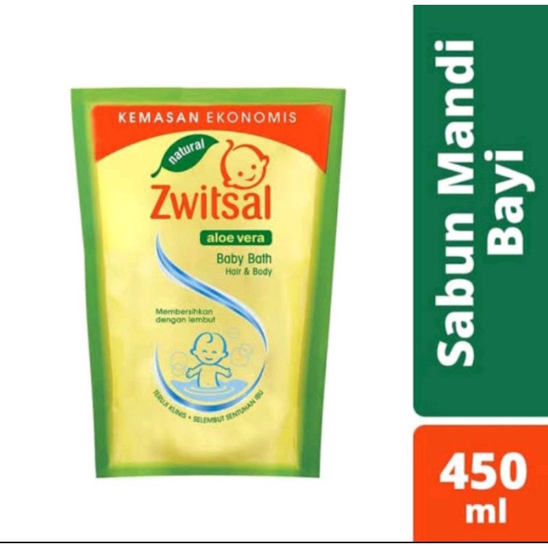 Jual Zwitsal Baby Bath Hair And Body Aloe Vera Kemasan 450ml Shopee