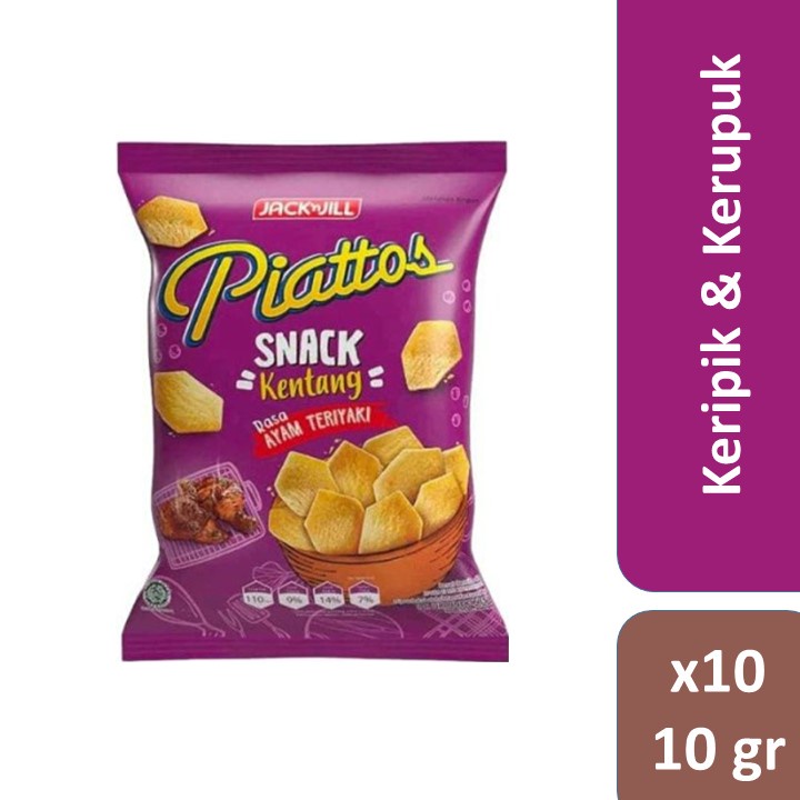 Jual Piattos Teriyaki 10g Kemasan Renceng | Shopee Indonesia