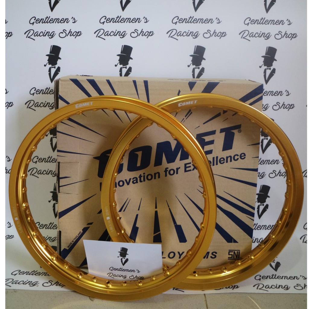 Jual Velg - Rim Comet W Shape 17 x 140/140 Warna Gold Emas | Shopee ...