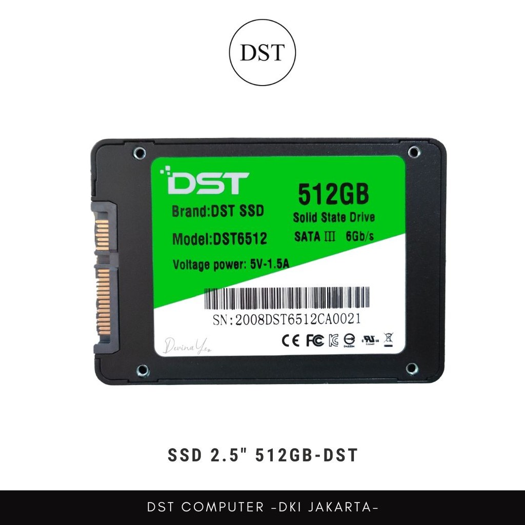 Jual SSD DST 512GB SATA III 2.5 GARANSI 5 TAHUN MURAH ANTI NGELAG Shopee Indonesia