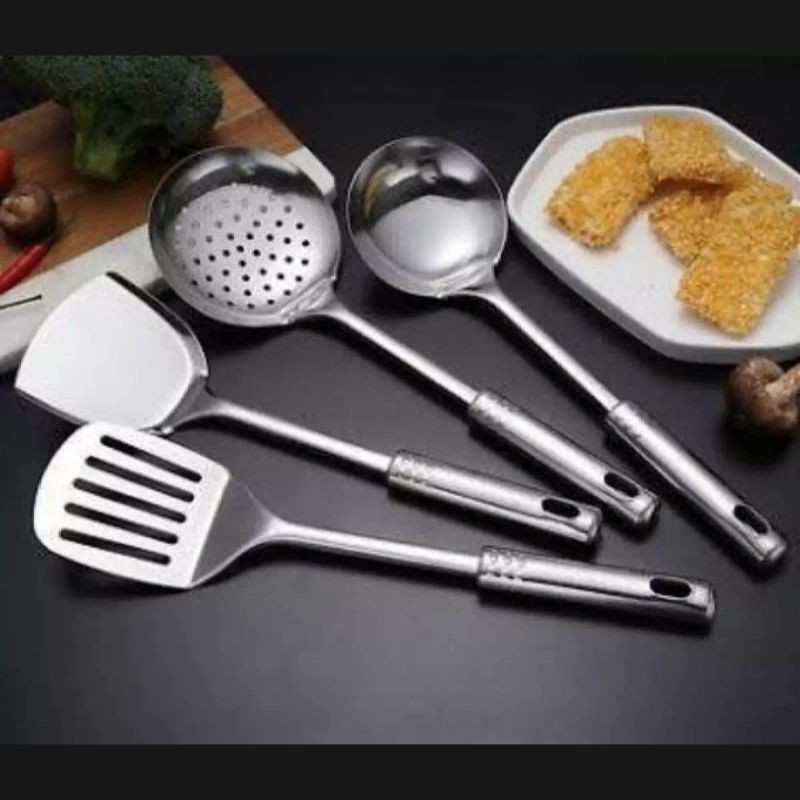 Jual Spatula Set Stainless Steel Isi Pcs Sutil Isi Pcs Shopee