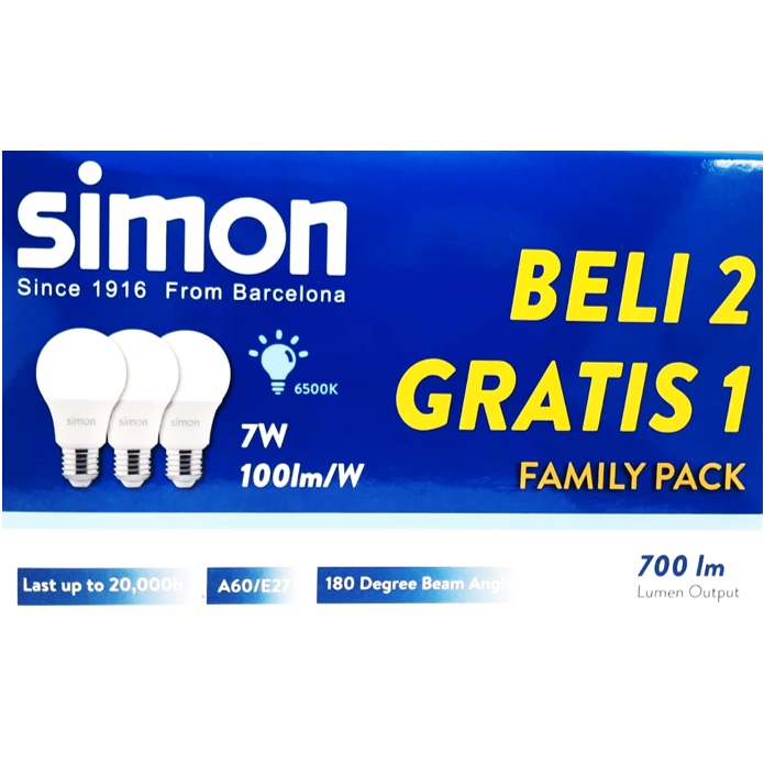 Jual Lampu Led Simon Family Pack | Shopee Indonesia