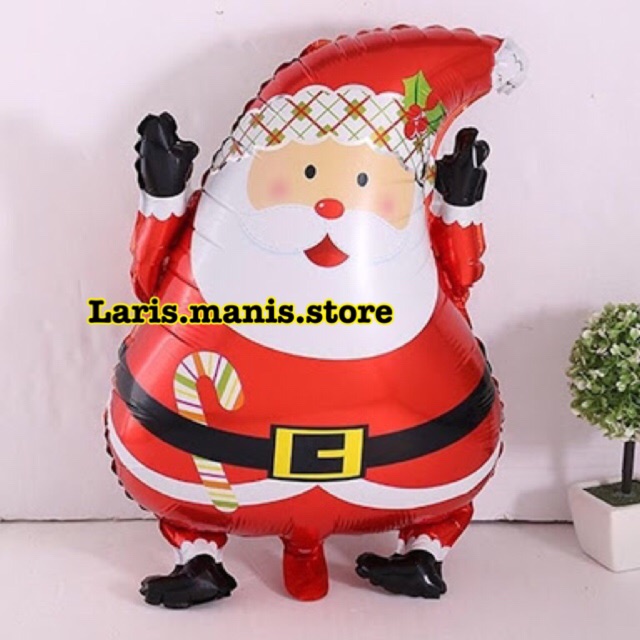 Jual Balon dancing santa - balon santa full body - balon foil santa ...
