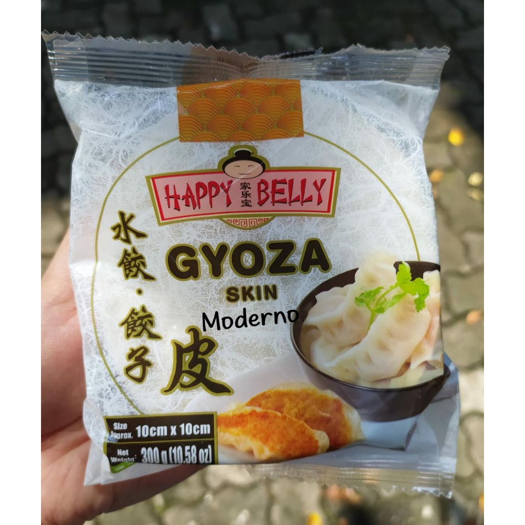 Jual Happy Belly Gyoza Skin 300 Gr - Kulit pangsit Happy belly 300gr ...