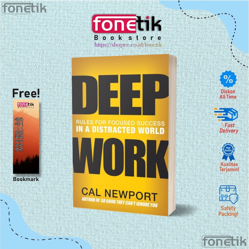 Jual Deep Work: Rules For Focused Success In A Distracted World By Cal ...