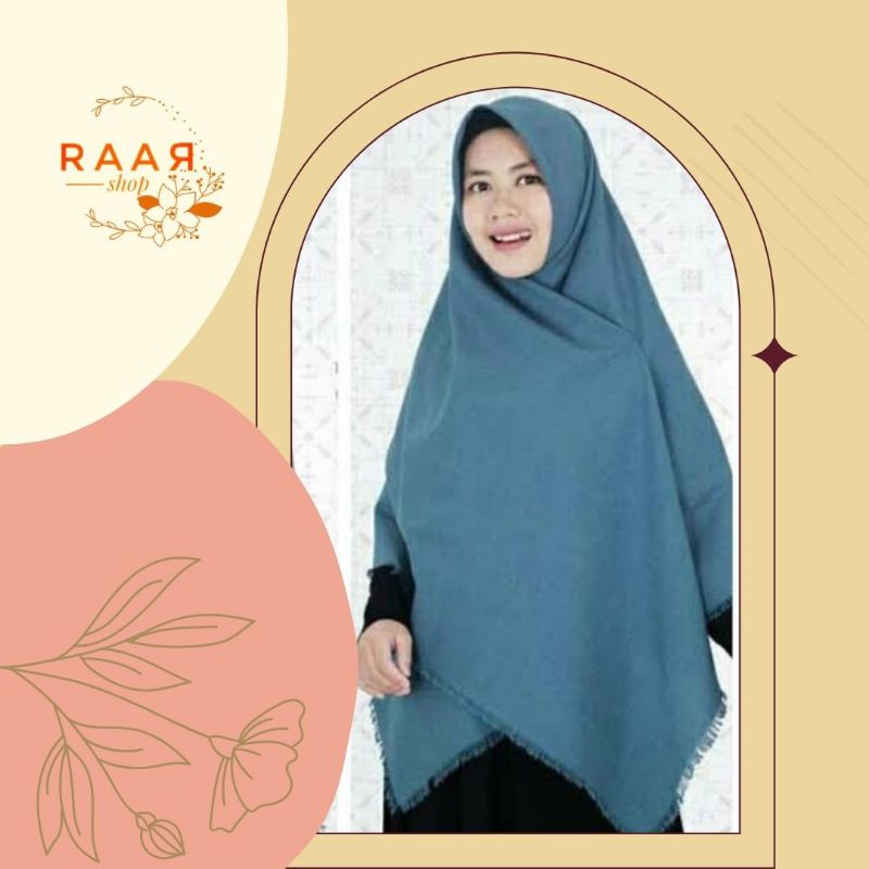 Jual JILBAB SEGI EMPAT SYARI WOLFIS GRADE A PREMIUM 130x130 | Shopee
