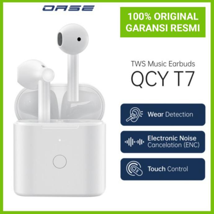 Earphone bluetooth wireless OASE T7 TWS EARBUDS OASE QCY T7 OASE QCY T7 AP180