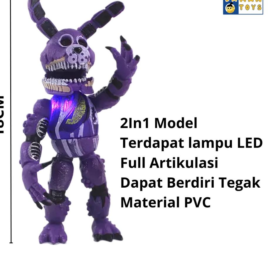 Jual Big Sale 99TEQ Action Figure FNAF Five Night At Freddy Fazbear Bonie  Foxy Montgomery Glamrock 77 Ready Stok | Shopee Indonesia