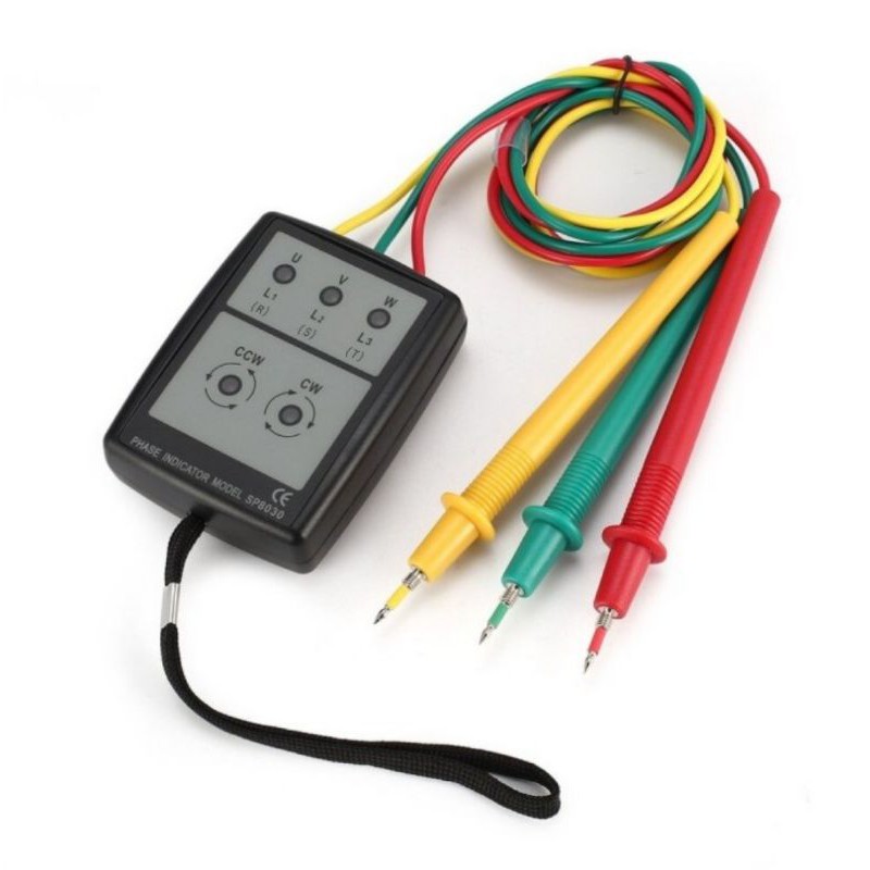 Jual Digital 3 Three Phase Indicator Rotation Sequence Meter Tester ...
