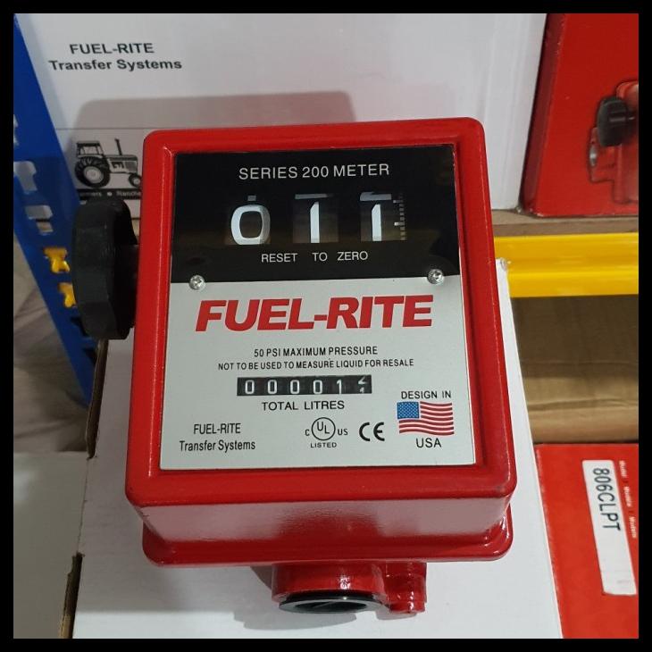Jual Meteran Solar Fuelrite 3Digit 1Inchi / Flowmeter Flow Meter 3Digit ...