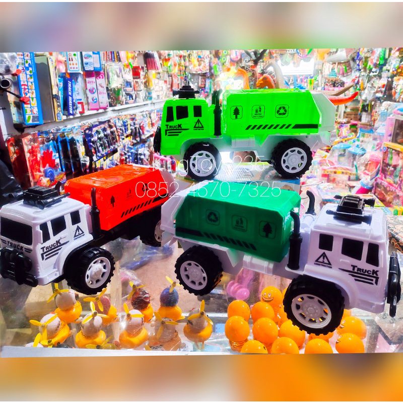 Jual Mobil Truk Sampah Truck Garbage Box Recycle Bisa Dibuka Pintu ...