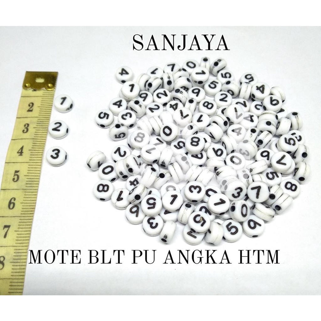 Jual MANIK ANGKA / MOTE ANGKA / MANIK HURUF / MOTE HURUF/ MANIK BENTUK ...
