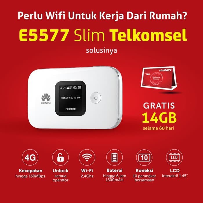 Jual MIFI MODEM WIFI 4G HUAWEI 5577 UNLOCK | Shopee Indonesia