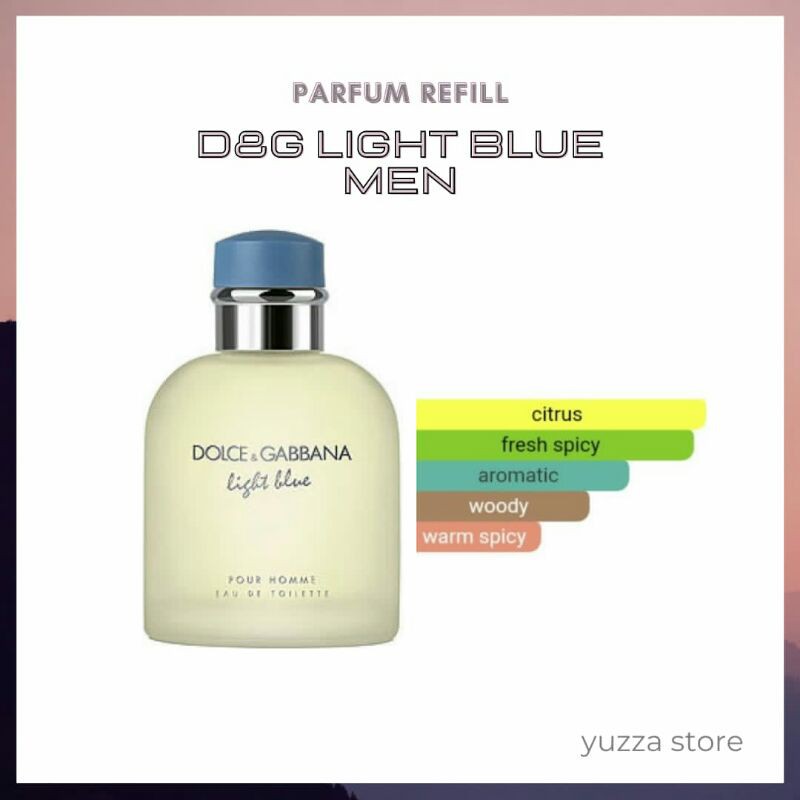 Parfum Refill D G LIGHT BLUE FOR MAN Kualitas Premium BEST QUALITY