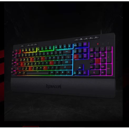 Jual Redragon K512 SHIVA RGB Membrane Gaming Keyboard with Multimedia ...