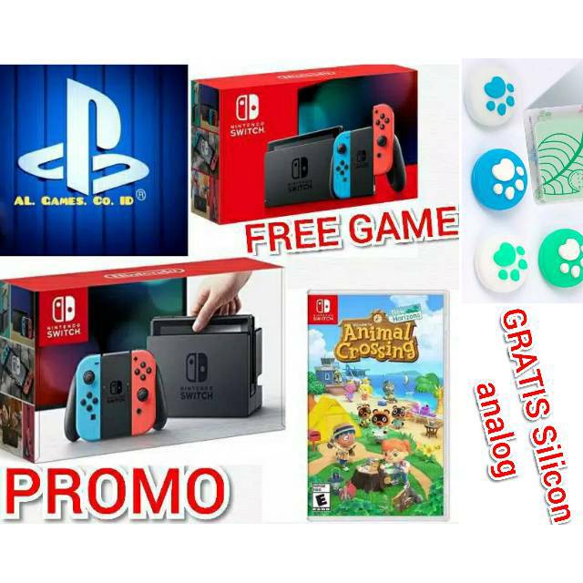 Jual NINTENDO SWITCH CONSULE NEW MODEL V2 (BOX MERAH ) EXTRA LIFE ...