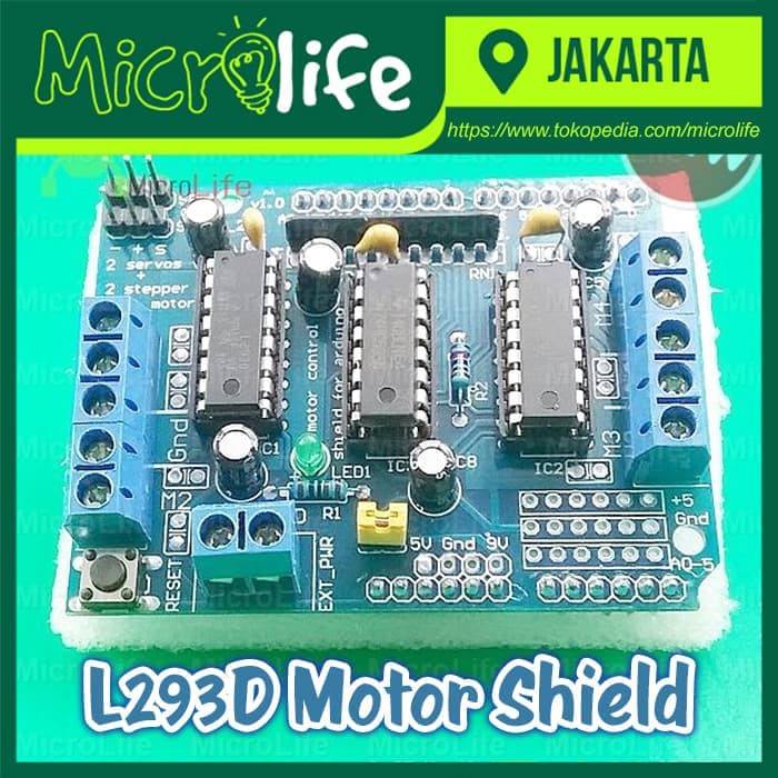 Jual Jual L293D Motor Shield Arduino Compatible Diskon Shopee Indonesia