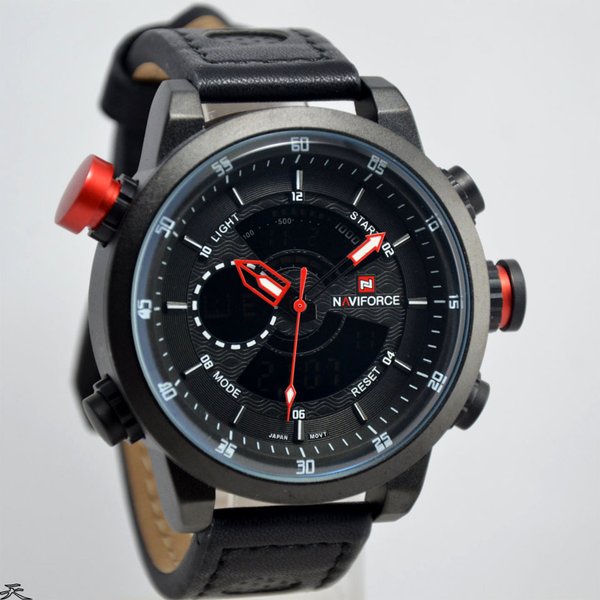 Jam tangan original NAVIFORCE 9081water resistant Black