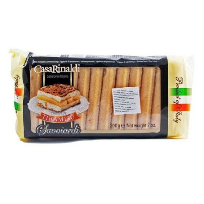 Jual CASA RINALDI TIRAMISU SAVOIARDI 7OZ(200gr) | Shopee Indonesia