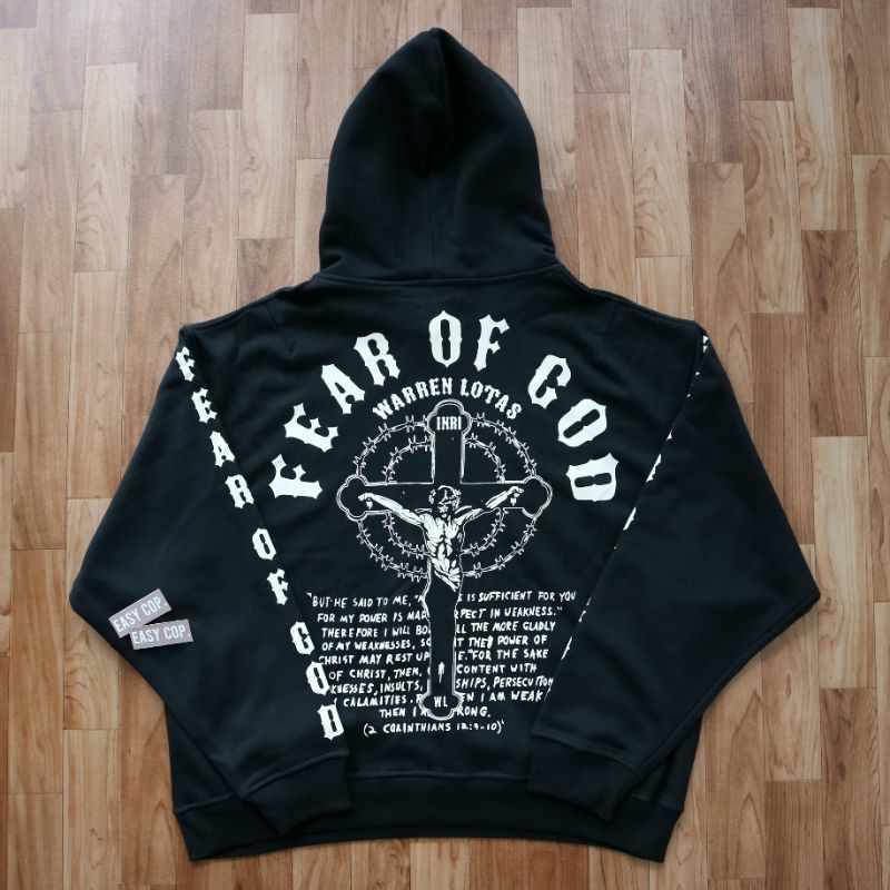 Fear of god warren lotas hoodie new arrivals