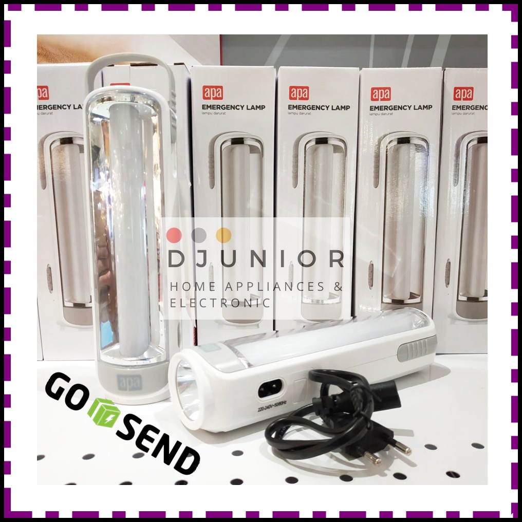 Jual ACE KRISBOW APA EMERGENCY LAMP LED 8 WATT 2IN1 LAMPU DARURAT DAN